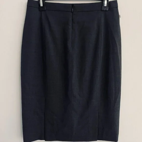 MM LAFLEUR Women’s Gray Pencil Skirt Wool Blend Size 8 - Picture 5 of 8